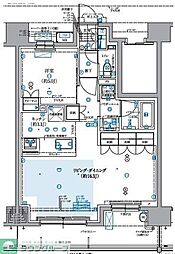 ガーラ・レジデンス府中宮西町 1LDKの間取図画像