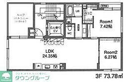 LUCENT 曙町 2LDKの間取図画像