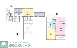 ハウオリ・ララ 2LDKの間取図画像