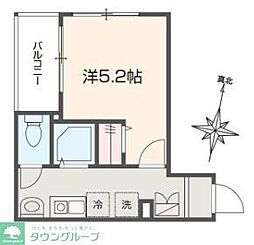 ＭＥＬＤＩＡ矢部 3階1Kの間取り