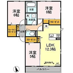 間取図画像 3LDK