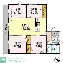 物件の間取り