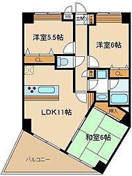 ボヌール 3LDKの間取図画像