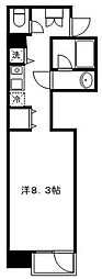 イーストガーデンリバーサイド町田 1Kの間取図画像