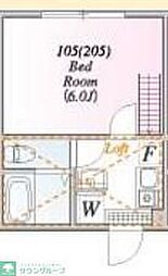 BFEstate 1Kの間取図画像