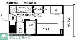 KDXレジデンス八王子大塚 1Kの間取図画像
