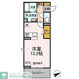 Confortu ワンルームの間取図画像