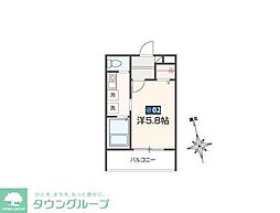 ルーチェ旭 1Kの間取図画像