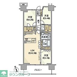 間取図画像 3LDK