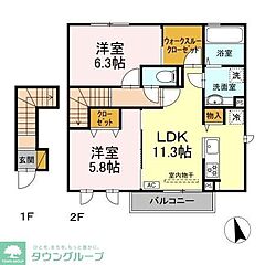 物件の間取り