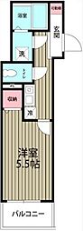ベイブリーズ 1Kの間取図画像