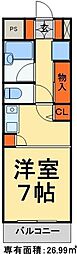 スコットヒルズ 1Kの間取図画像