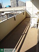 広々バルコニー