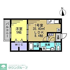 物件の間取り