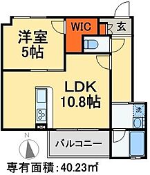 AnseieMatsudo 1LDKの間取図画像
