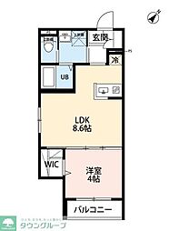 間取図画像 1LDK