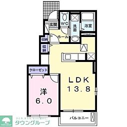 間取図画像 1LDK