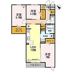 物件の間取り
