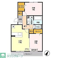 物件の間取り