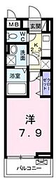 レジデンス南大塚 1Kの間取図画像