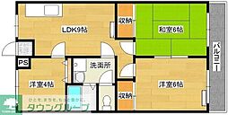 イーストワン霞ケ関A 3DKの間取図画像