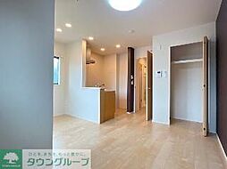 京王線 西調布駅 徒歩13分の賃貸アパート 2階1LDKのリビング/ダイニング