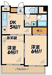 間取図画像 2DK