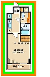 間取図画像 1K