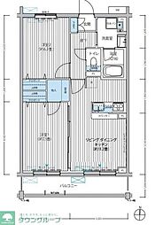 ＳＹＮＣＨＲＯＮＩＣＩＴＹ Ｍｕｓａｓｈｉｎｏ 2階2LDKの間取り