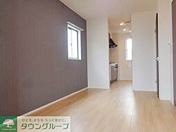 西武拝島線 武蔵砂川駅 3.4kmの賃貸アパート 2階2LDKのリビング/ダイニング