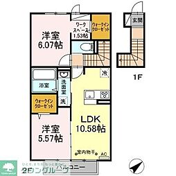 セプタンブル 2LDKの間取図画像