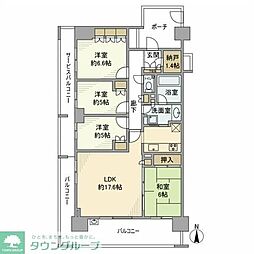 デライトシティブレスコート 4LDKの間取図画像