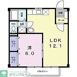 間取図画像 1LDK