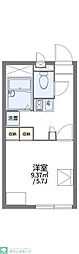 レオパレスSHIBASAKI 1Kの間取図画像