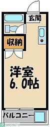 シャトーズフジミ ワンルームの間取図画像