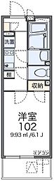 レオネクストルナ大宮 1Kの間取図画像