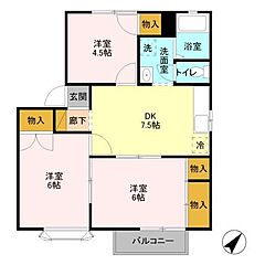 物件の間取り