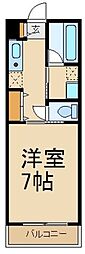 GRADO 1Kの間取図画像