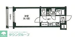 京王線 上北沢駅 徒歩5分の賃貸マンション 1階1Kの間取り