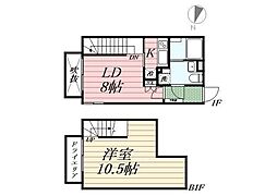 PASEO笹塚2 1LDKの間取図画像