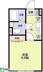 OGIKUBOONE 1Kの間取図画像