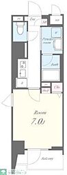 グランドレジデンスミタカ 1Kの間取図画像