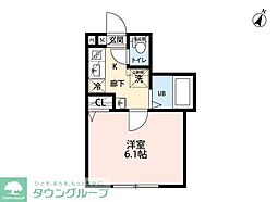 GRANQUAL明大前 1Kの間取図画像