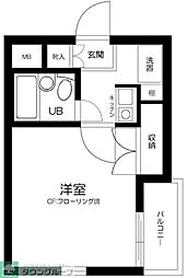 サンパレス吉祥寺 1Kの間取図画像