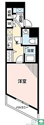 メゾン・ド・ヴィレ目黒 1Kの間取図画像