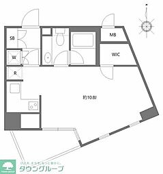 MG目黒駅前 ワンルームの間取図画像