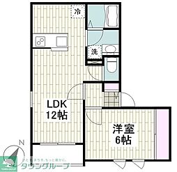 (仮称)目黒区下目黒3丁目新築計画 1LDKの間取図画像