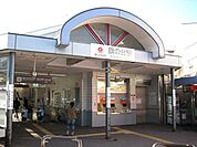 大井町線　池上線　旗の台駅 561m