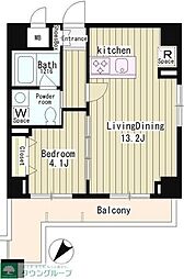 AtHomeRESIDENCE 1LDKの間取図画像