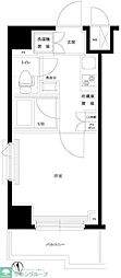 ルーブル仲六郷弐番館 1Kの間取図画像